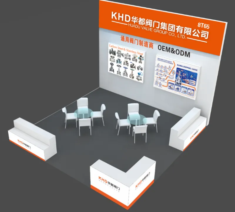 Ekim 2026'da Huadu Valve Group (KHD) ile Nerede Buluşacağız? Zhejiang Uluslararası Vana Fuarı, Stand 8T65